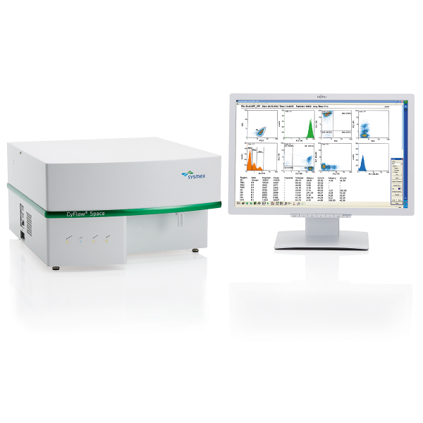 Sysmex CyFlow Space bench-top flow cytometer for cell particle analysis